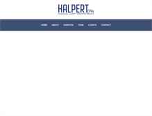 Tablet Screenshot of markhalpertcpa.com